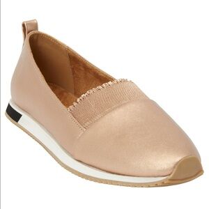 Comfortview Athletic Brielle Rose Gold Slip on a sneakers Extra Wide Width